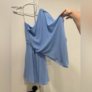 One shoulder dress